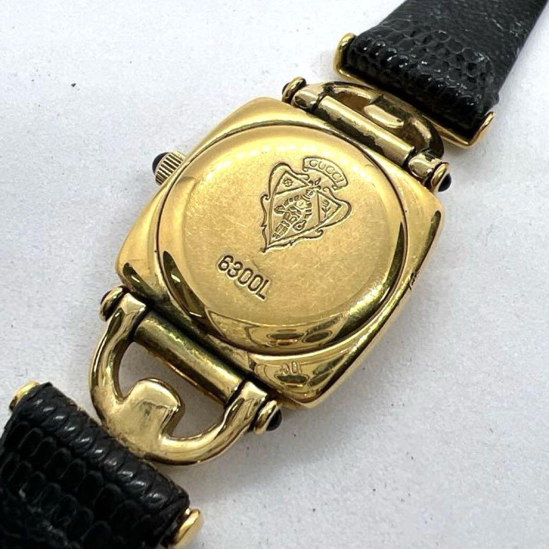 稼動品 GUCCI グッチ 6300L レディース 腕時計 ゴールド G-124 a44 GUCCI グッチ ホワイト文字盤 レディース 腕時計 6300L