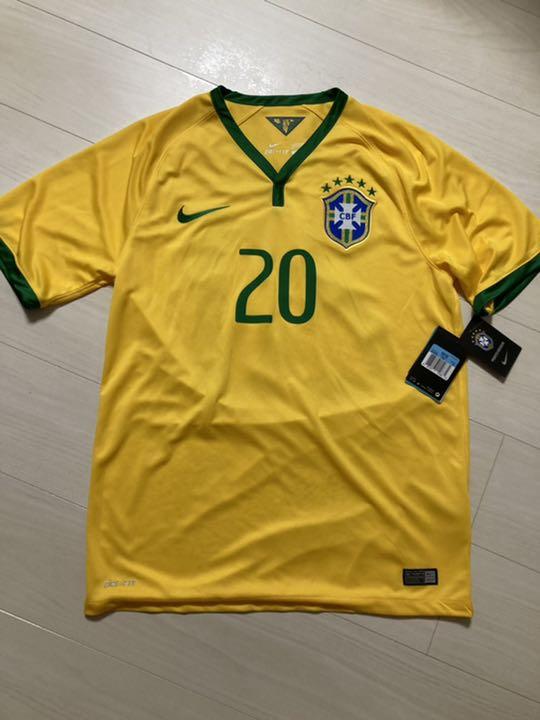 ブラジル代表2014ホームユニフォーム20番グラール 直筆サイン入り