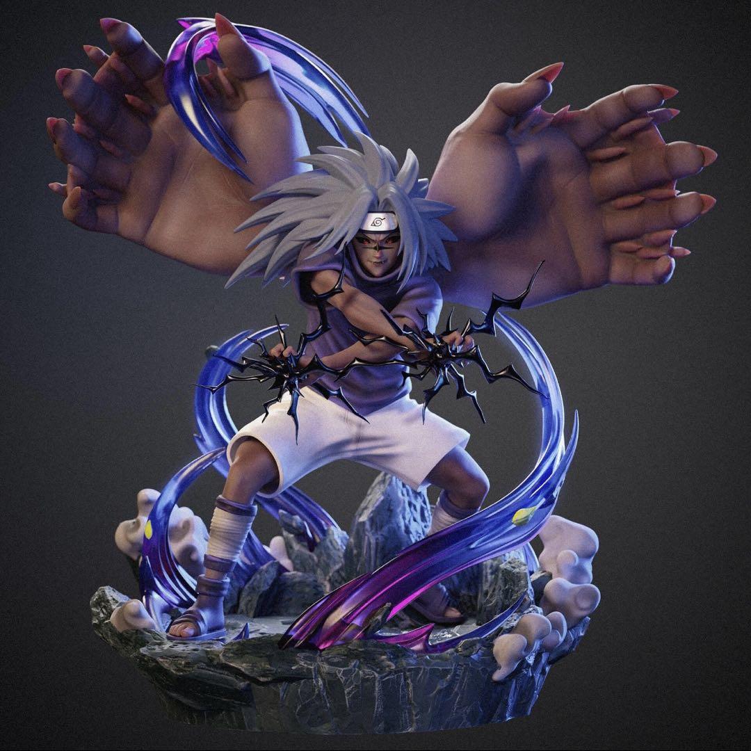 サスケ　呪印モード　NARUTO フィギュア　ガレージキット　未塗装未組立