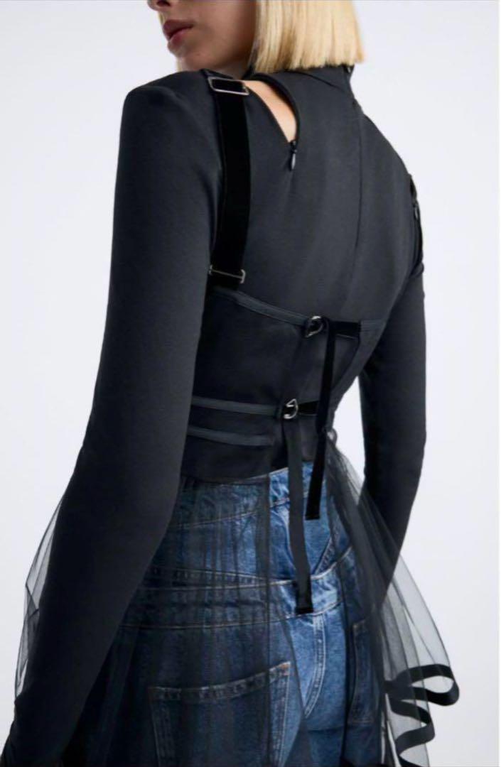 MAISON SPECIAL フリルチュールオーバーワンピース ZARA