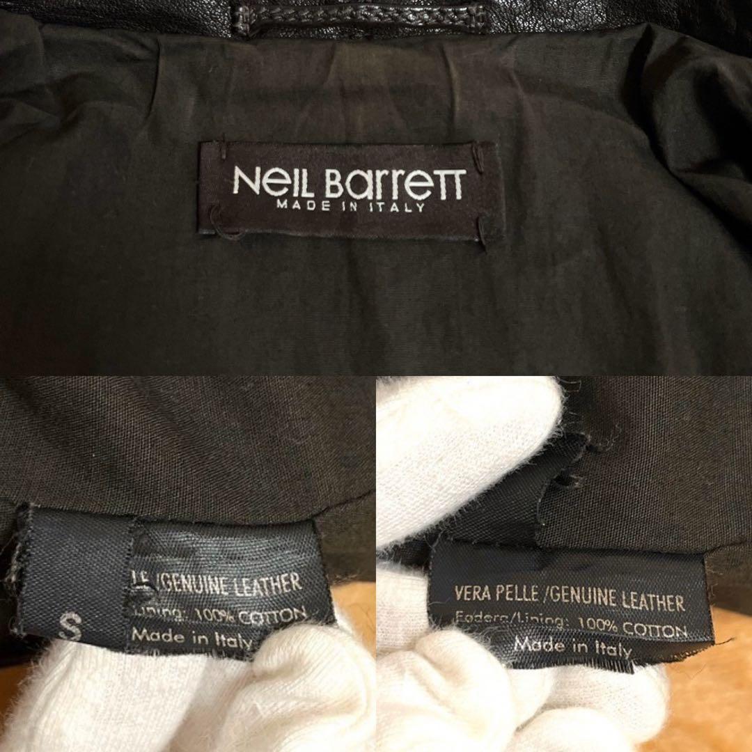 Neil Barrett / ニールバレット レザージャケット S(やや大きめ) Neil Barrett / ニールバレット レザージャケット S(やや大きめ)