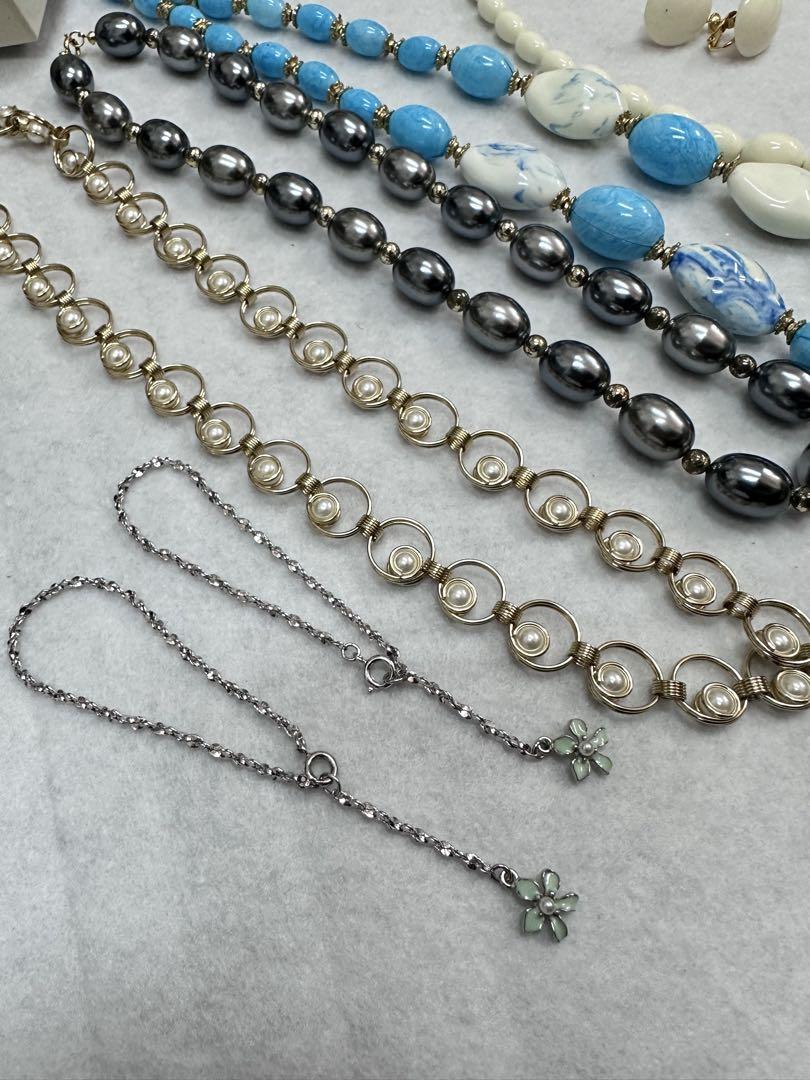 美品 Silver刻印多数有り 石付き アクセサリーおまとめ