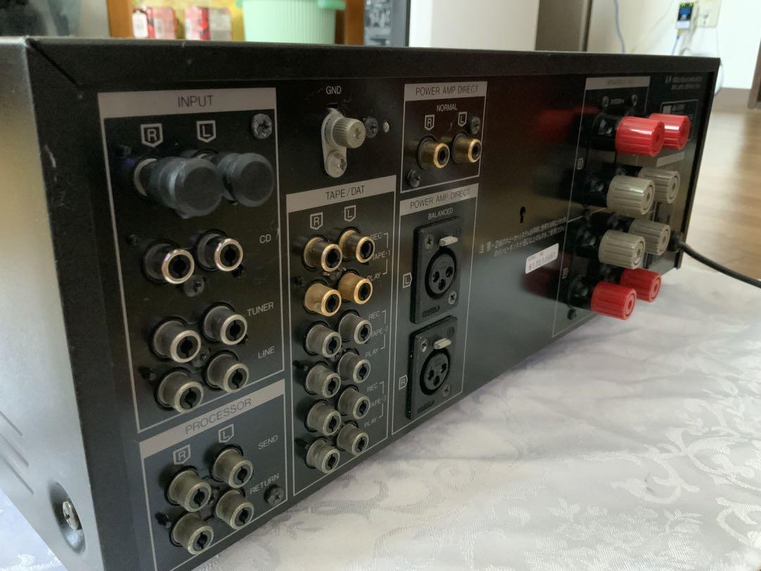 【整備済 美品】AU-α707 フルバランス (BTL)プリメインアンプ 完動品 画像6