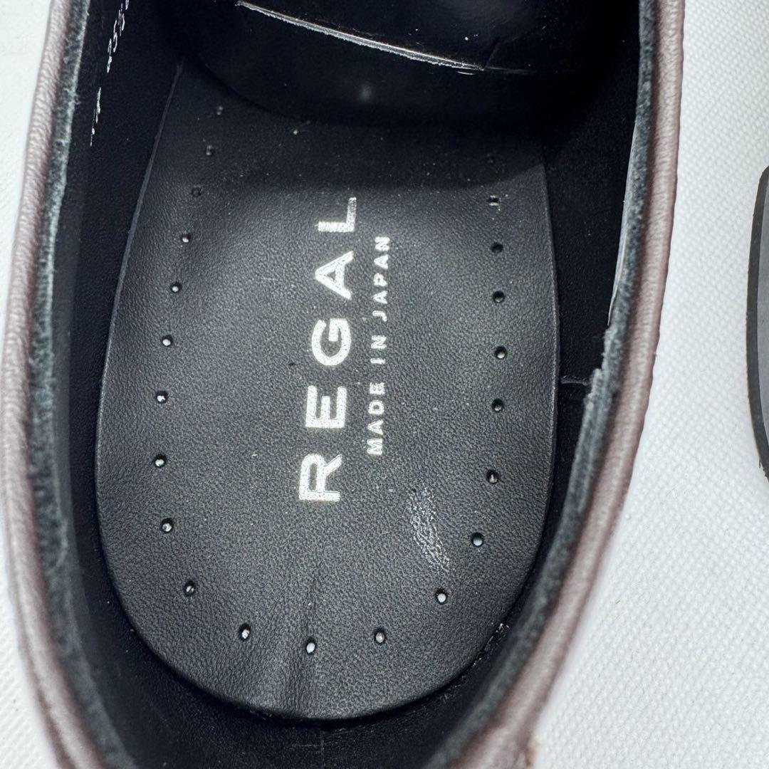 は*ん様 REGAL ブラウンレザー ストレートチップ ドレスシューズ
