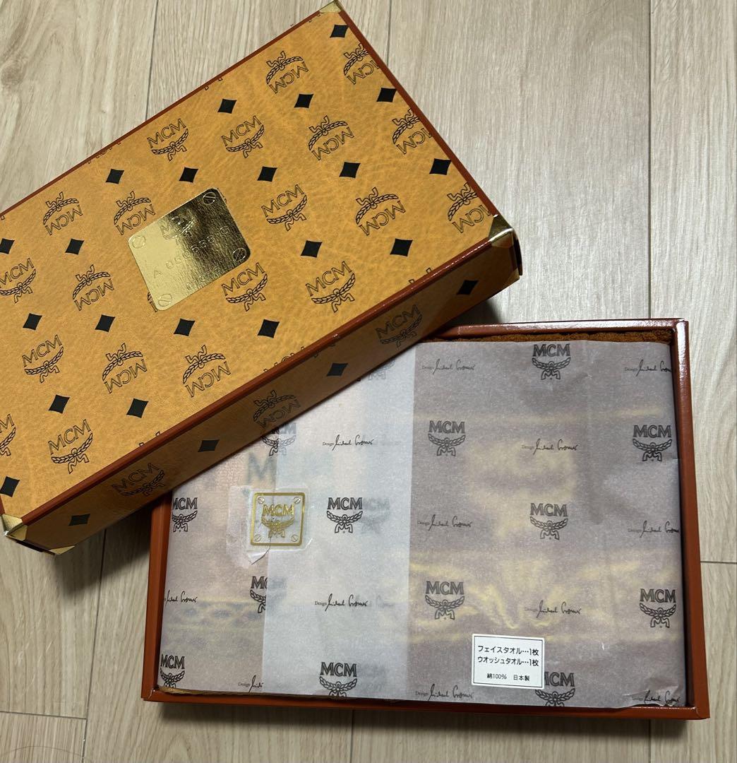 【新品未使用】MCM フェイスタオルウォッシュタオル箱なし