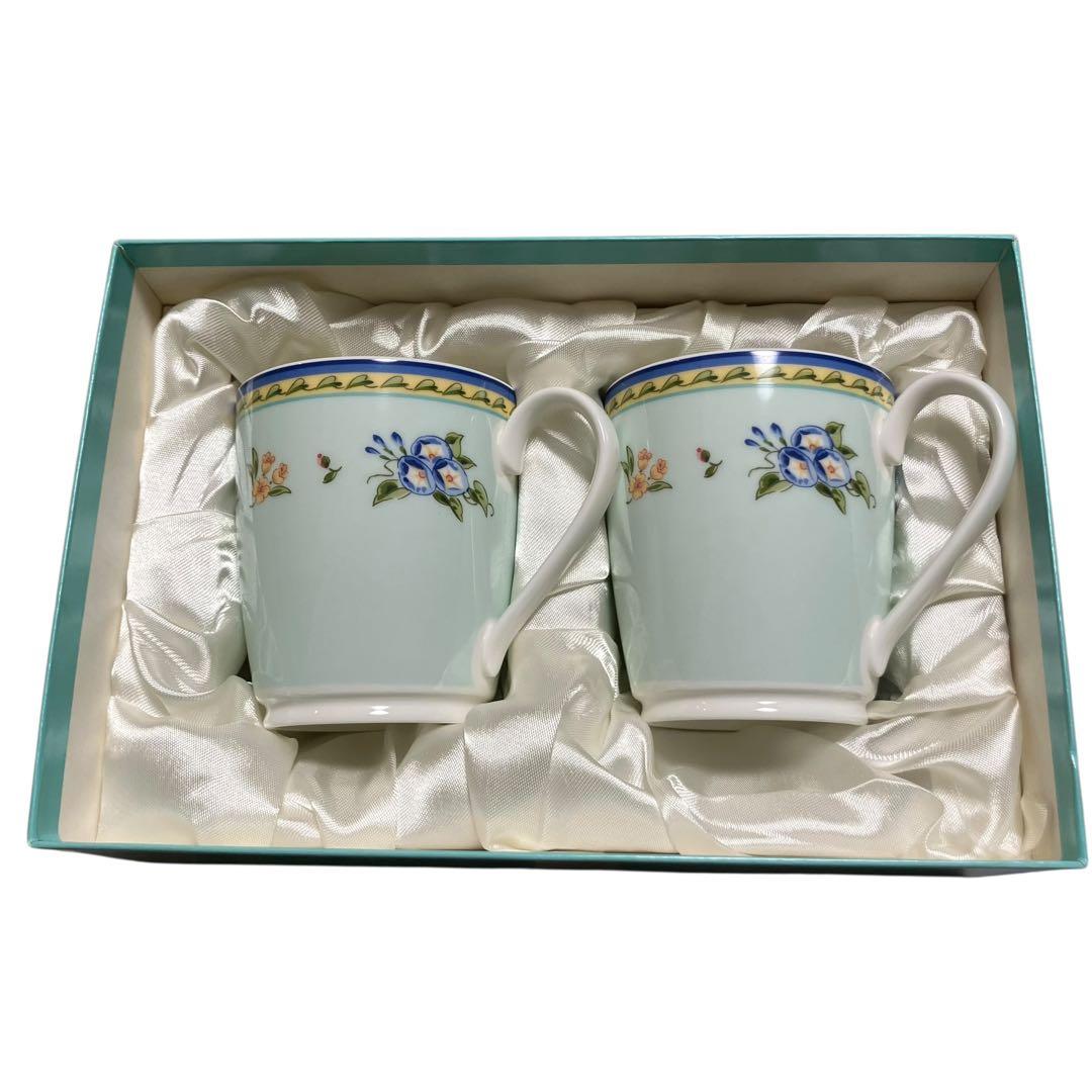 TIFFNY＆Co. モーニング グローリー マグカップ ペア k_035TIFFANY