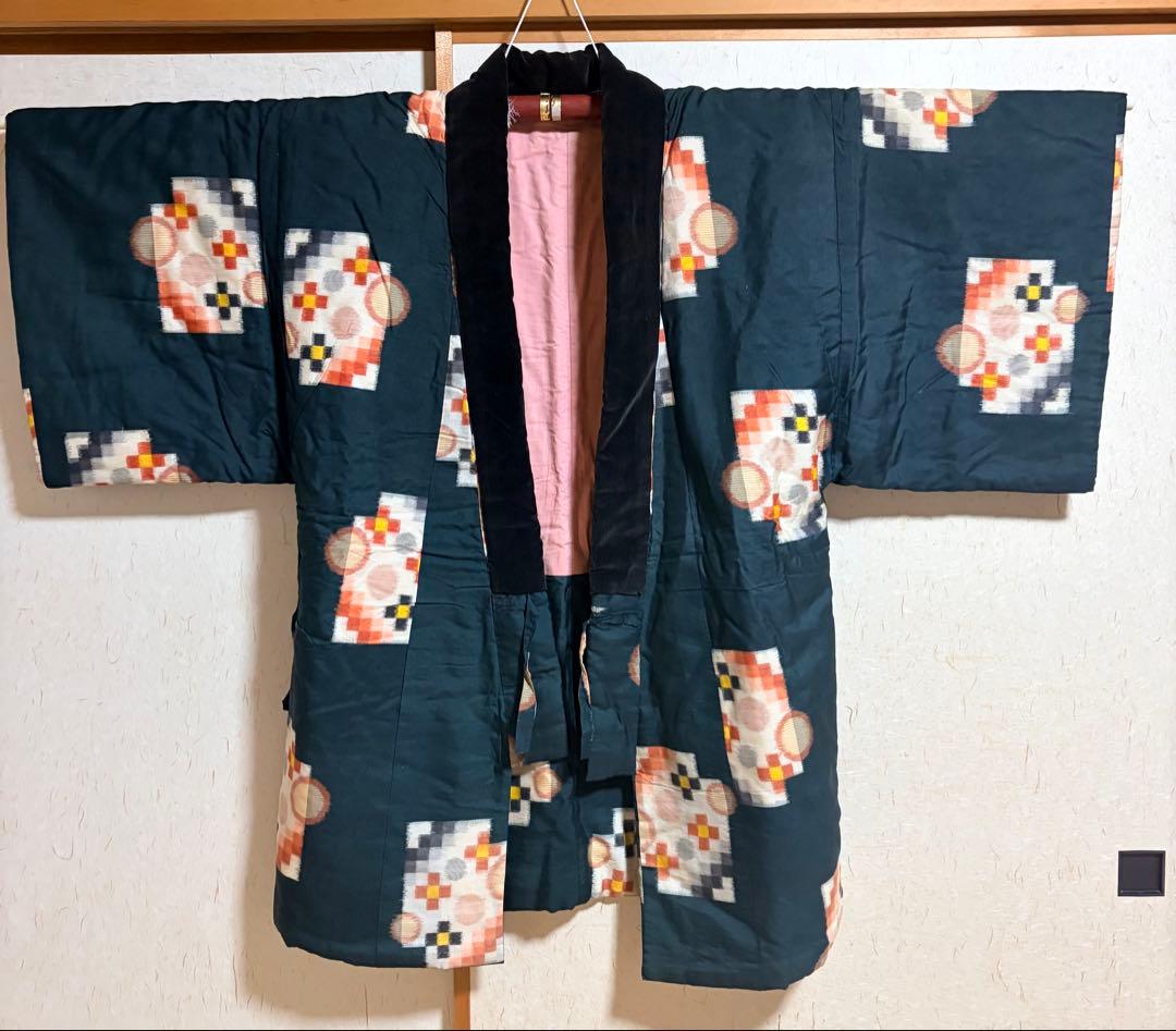 半纏 はんてん どてら ちゃんちゃんこ 昭和レトロ 着物 ビ ンテージ 半纏 はんてん どてら ちゃんちゃんこ 昭和レトロ 着物 ビ ンテージ