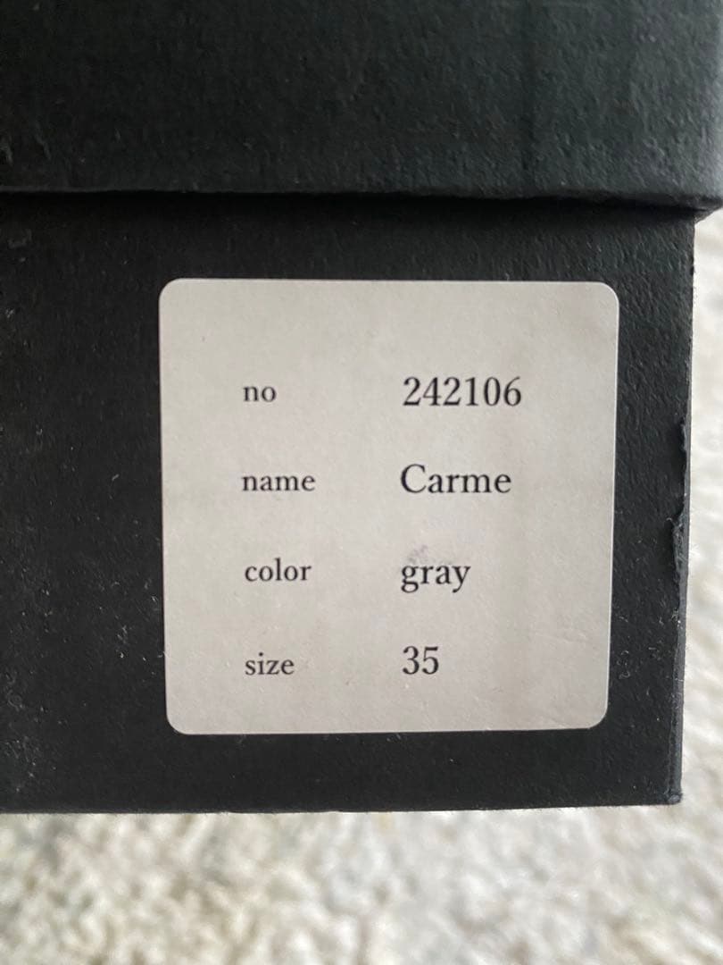 【新品未使用品 】HENRI EN BARGOグレー レザー ポインテッドトゥ 【新品未使用品 】HENRI EN BARGOグレー レザー ポインテッドトゥ