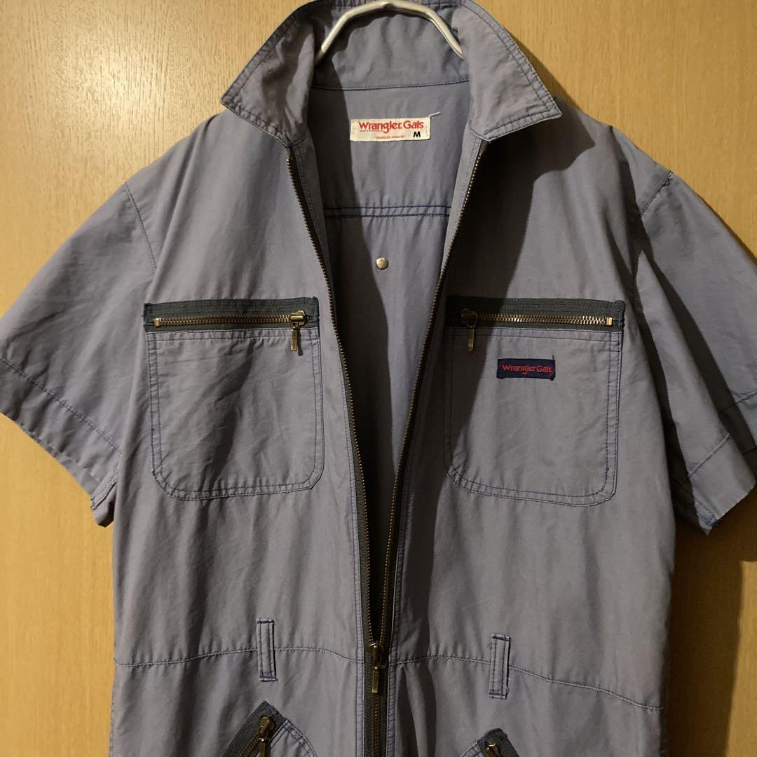 古着 Wrangler Gals ジャンプスーツ つなぎ 半袖 激レア 作業着
