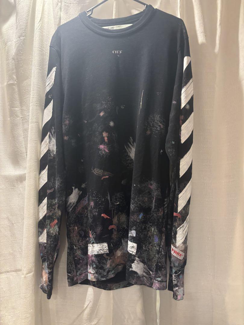 激レア　オフホワイト GALAXY BRUSHE ロングスリーブTシャツ 長袖