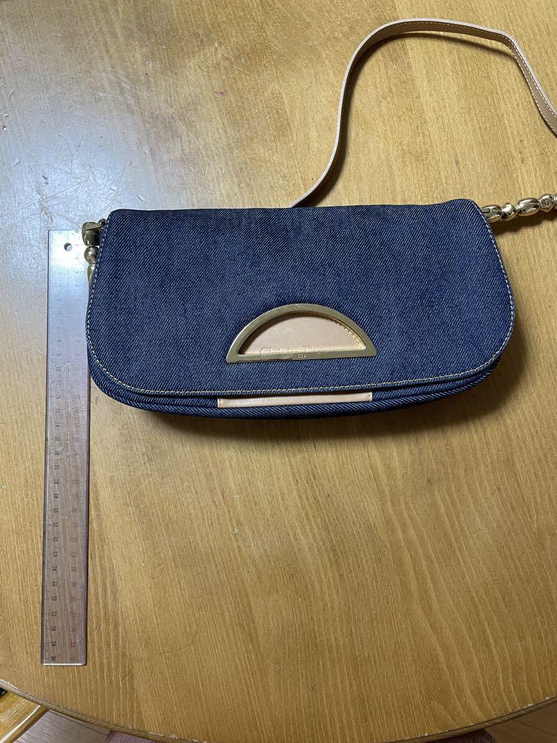 Christian Dior デニムハンドバッグ