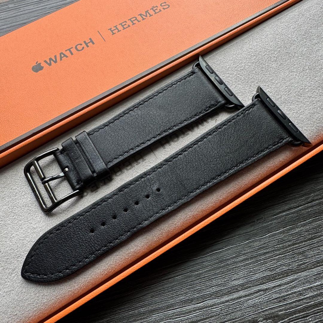 HERMES ウォッチベルト Original Apple Watch Hermes Sport Band 44mm 45MM 46MM Black