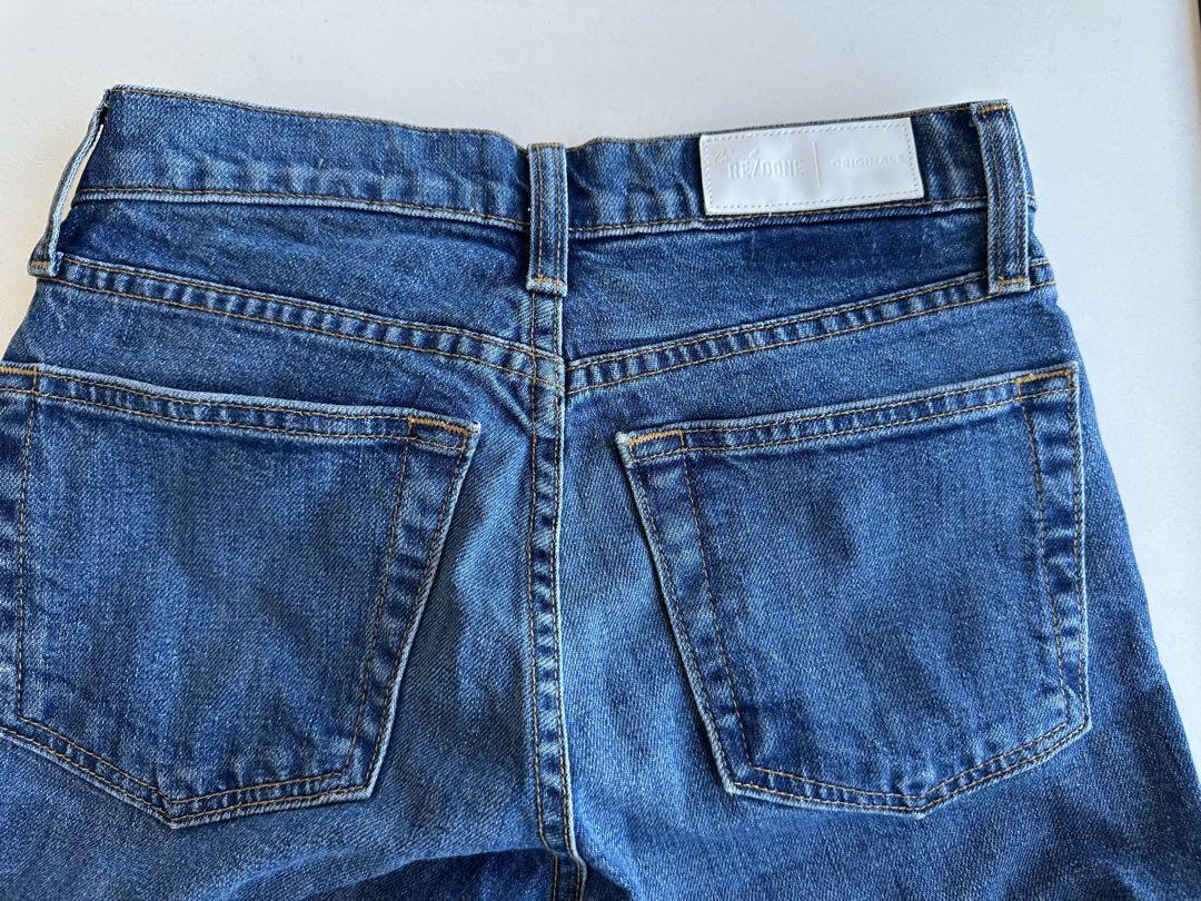 RE/DONE ライトブルーストレートデニム　size 24