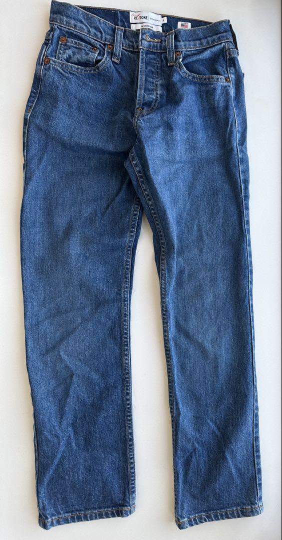 RE/DONE ライトブルーストレートデニム　size 24