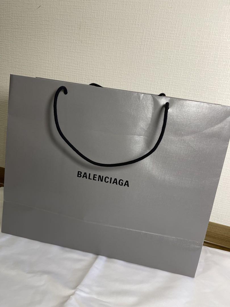 BALENCIAGA ネイビーカバスS
