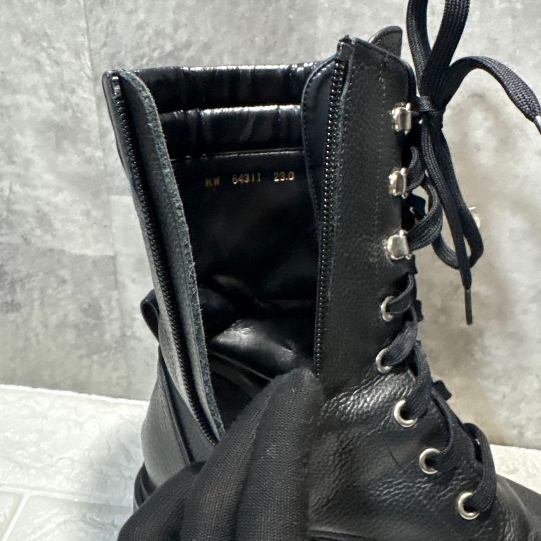 DIANA✨ダイアナ レースアップ サイドジッブブーツ ブラック23 DIANA✨ダイアナ レースアップ サイドジッブブーツ ブラック23