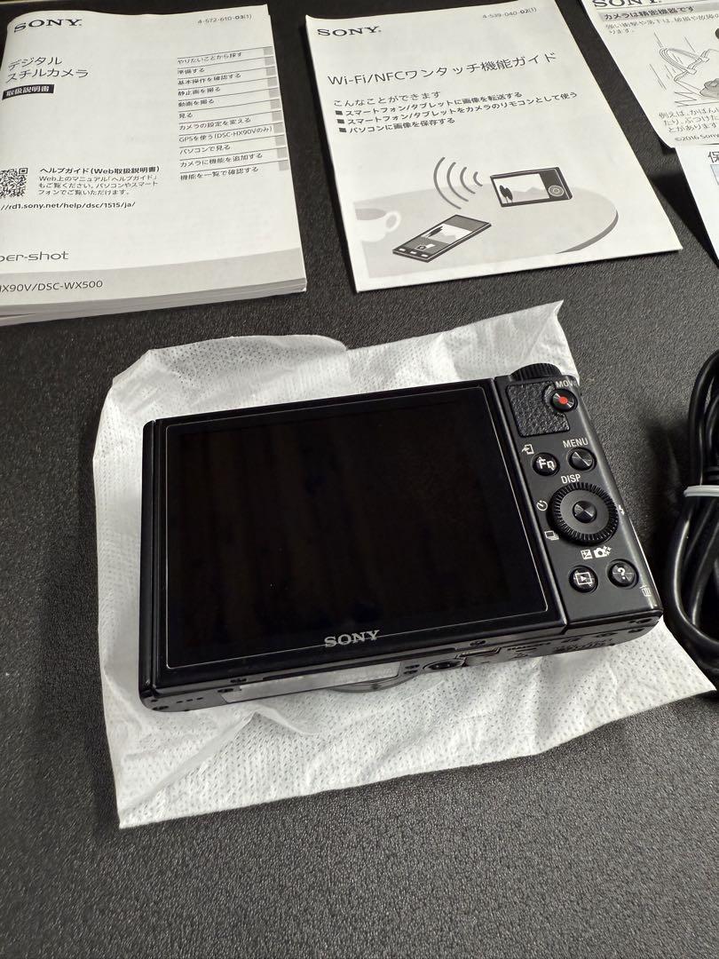 バッテリー＋2個付属　SONY DSC-WX500 　30倍ズームデジタルカメラ