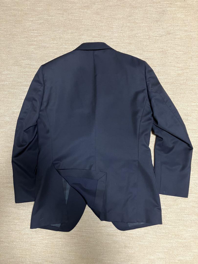 カノニコ　モヘア混 2パンツスーツ　A5 程度　着用4〜5回　春夏 ネイビー