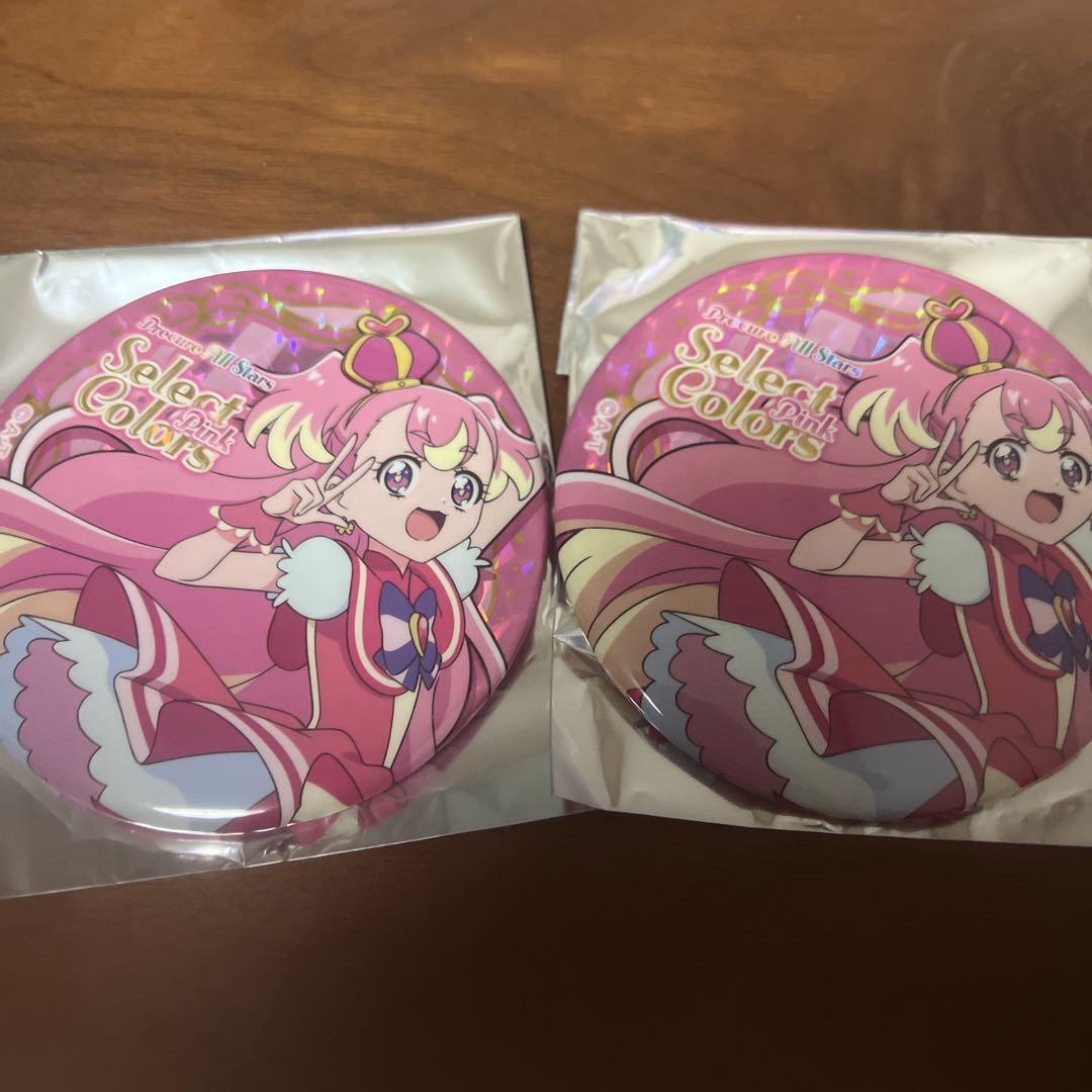 select colors pink 缶バッジ　キュアワンダフル　　5点 プリキュア】Select Colors -Pink-缶バッジ キュアワンダフル