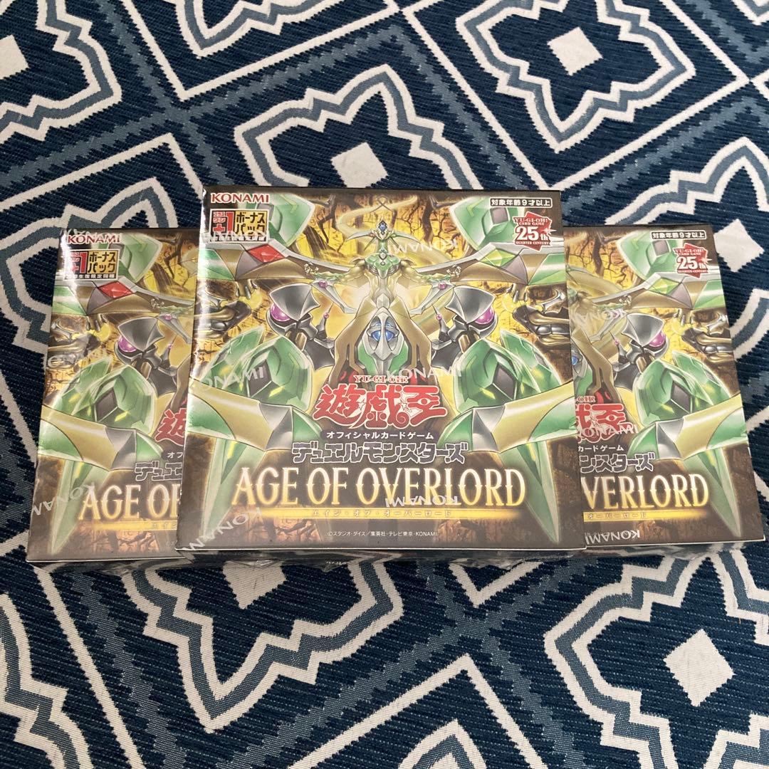 遊戯王OCG AGE OF OVERLORD 3boxsKONAMI