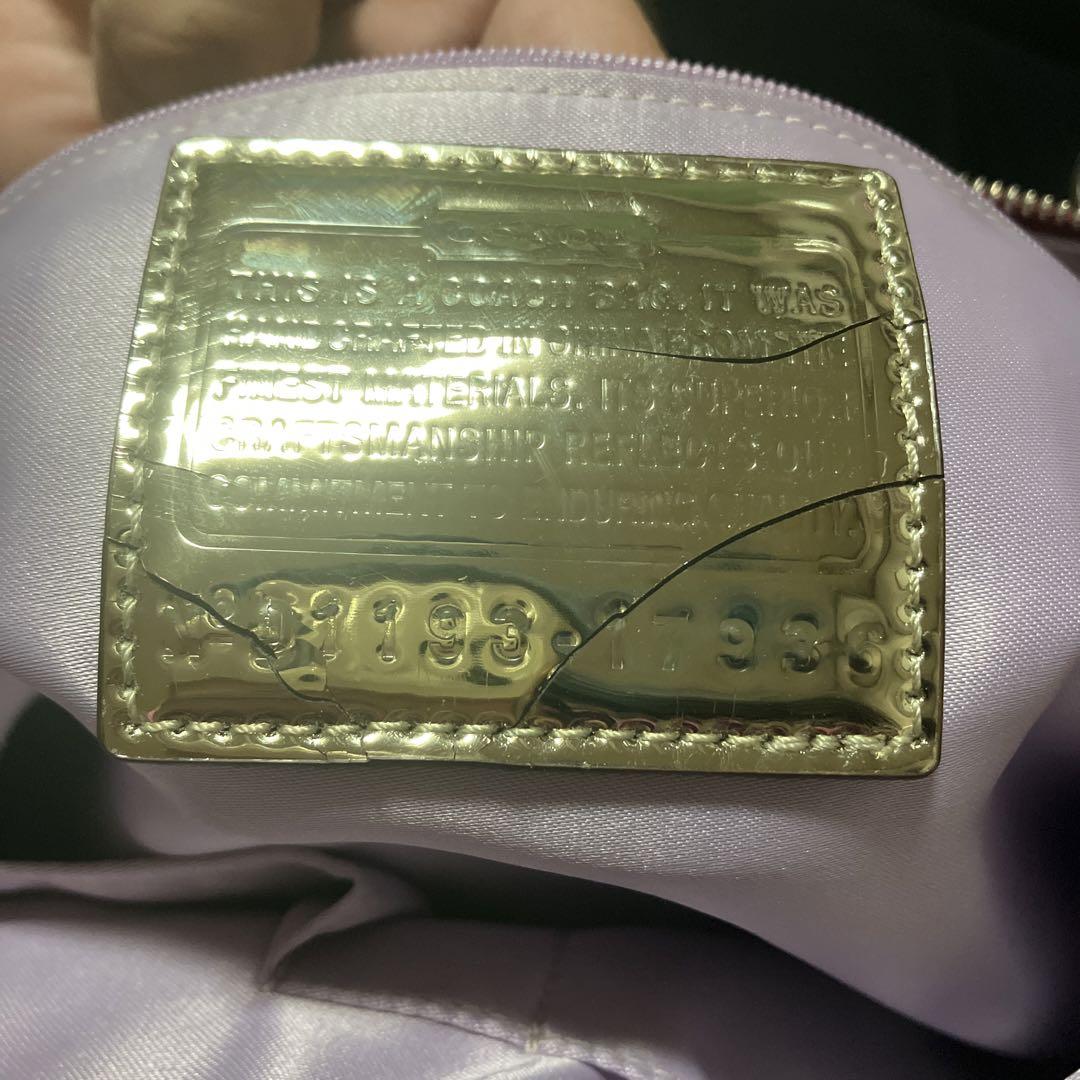 ⭐︎お値下げ⭐︎【美品】COACH ポピー　大容量　バッグ　カラフル　ゴールド　紫
