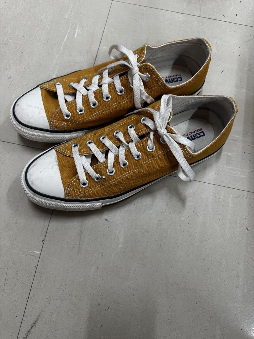converse コンバース　オールスター　黄色　28cm 着用一回