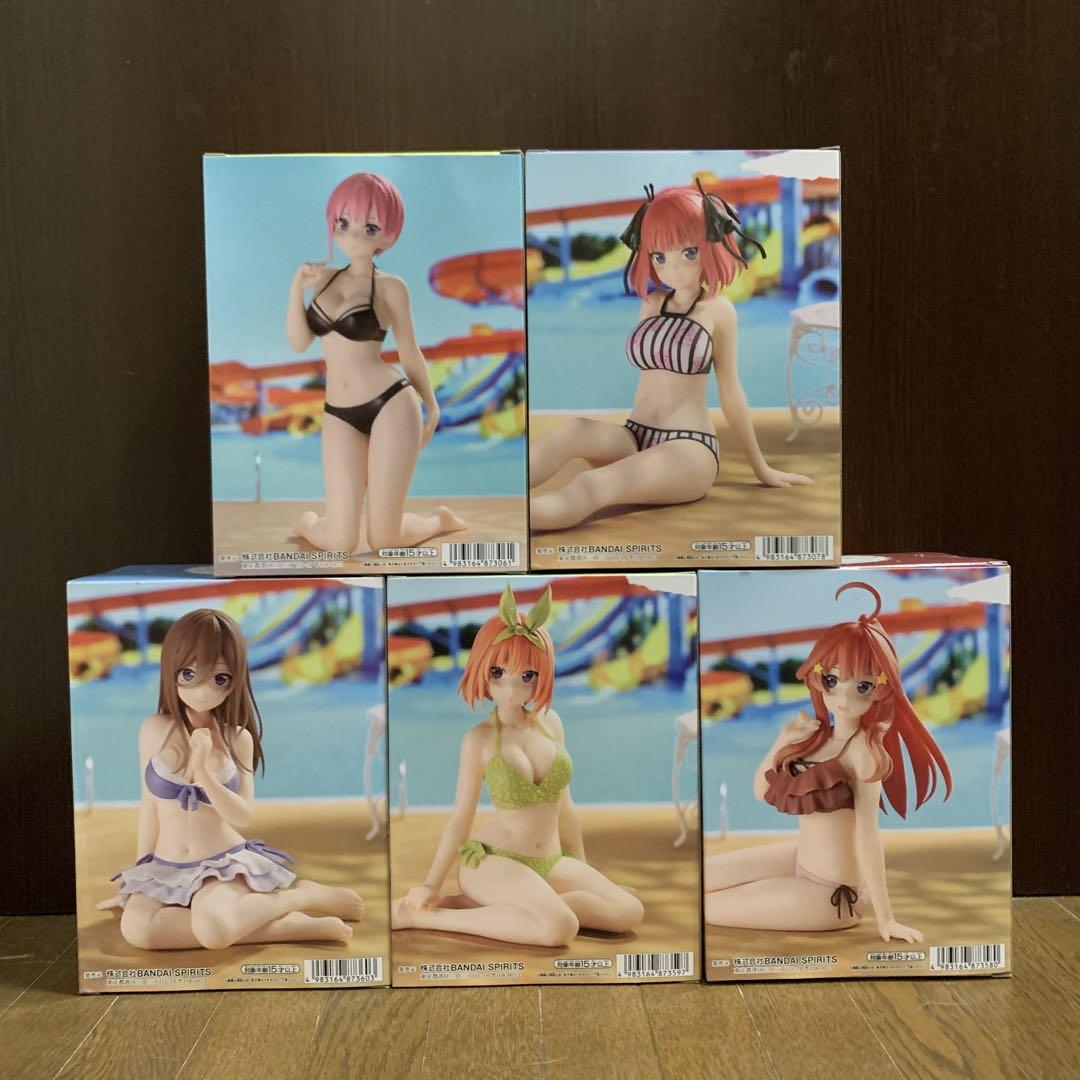 Celestial vivi 一花　二乃　三玖　四葉　五月　フィギュア　水着 Amazon.co.jp: 五等分の花嫁 Celestial vivi 水着一花 二乃 三玖