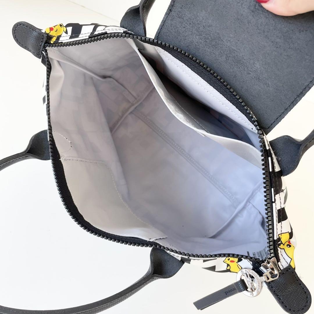 入荷なう ほぼ新品】LONGCHAMP トートバッグ ピカチュウ プリアージュ バッグ