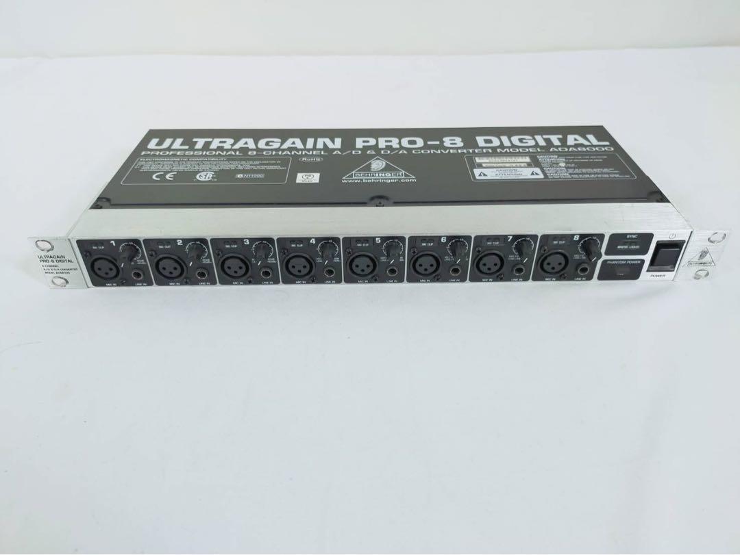 BEHRINGER ULTRAGAIN PRO-8 デジタル ADA8000 配信機器・PA機器