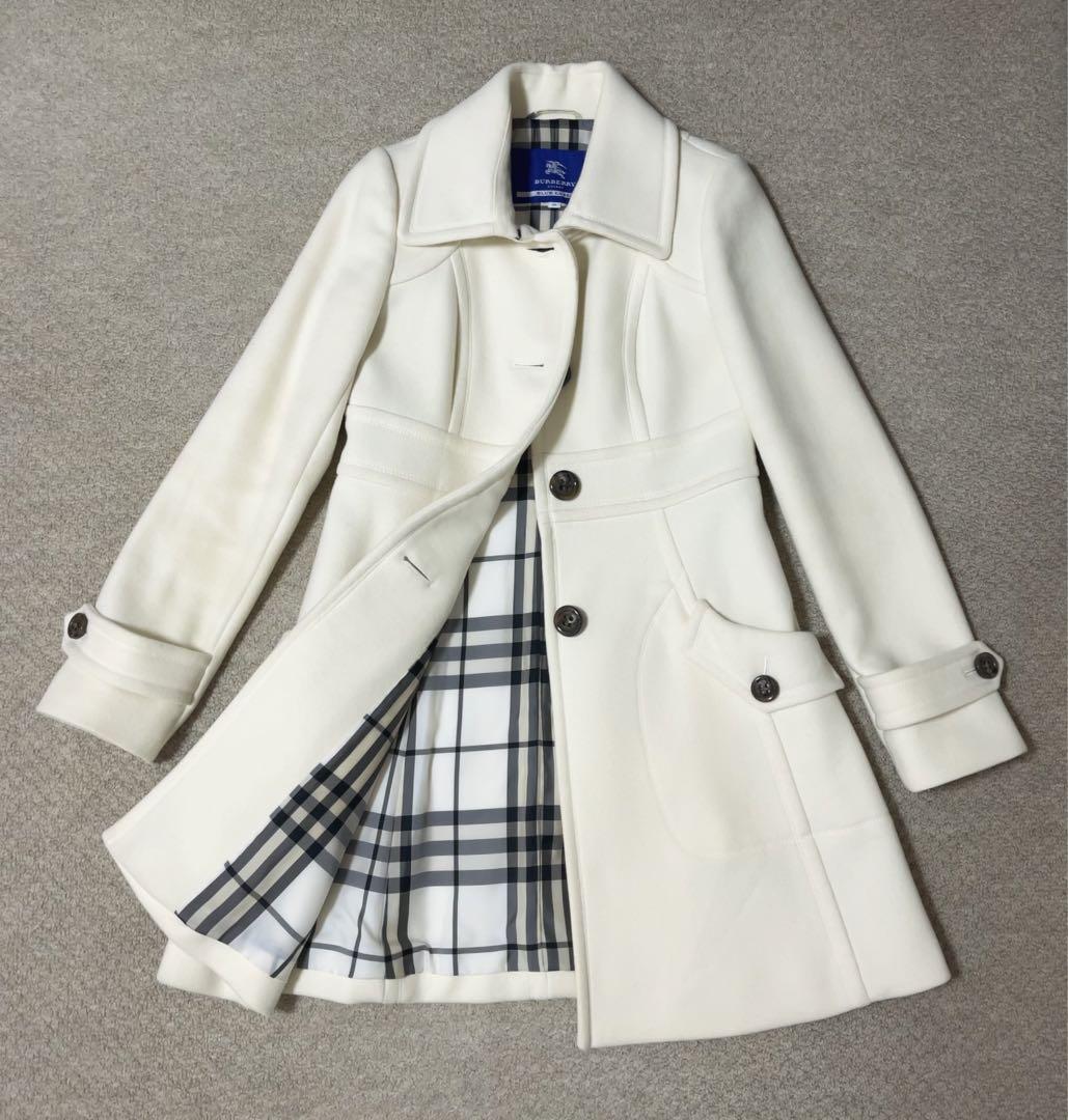 バーバリーブルーレーベル#レザー#ロングコート #Burberry