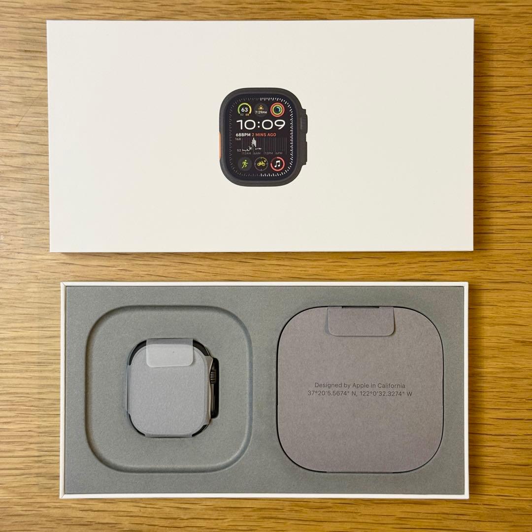 Apple Watch Ultra 2 49mm ブラックチタニウム 新品 Apple Watch Ultra 2 49mm ブラックチタニウム 新品