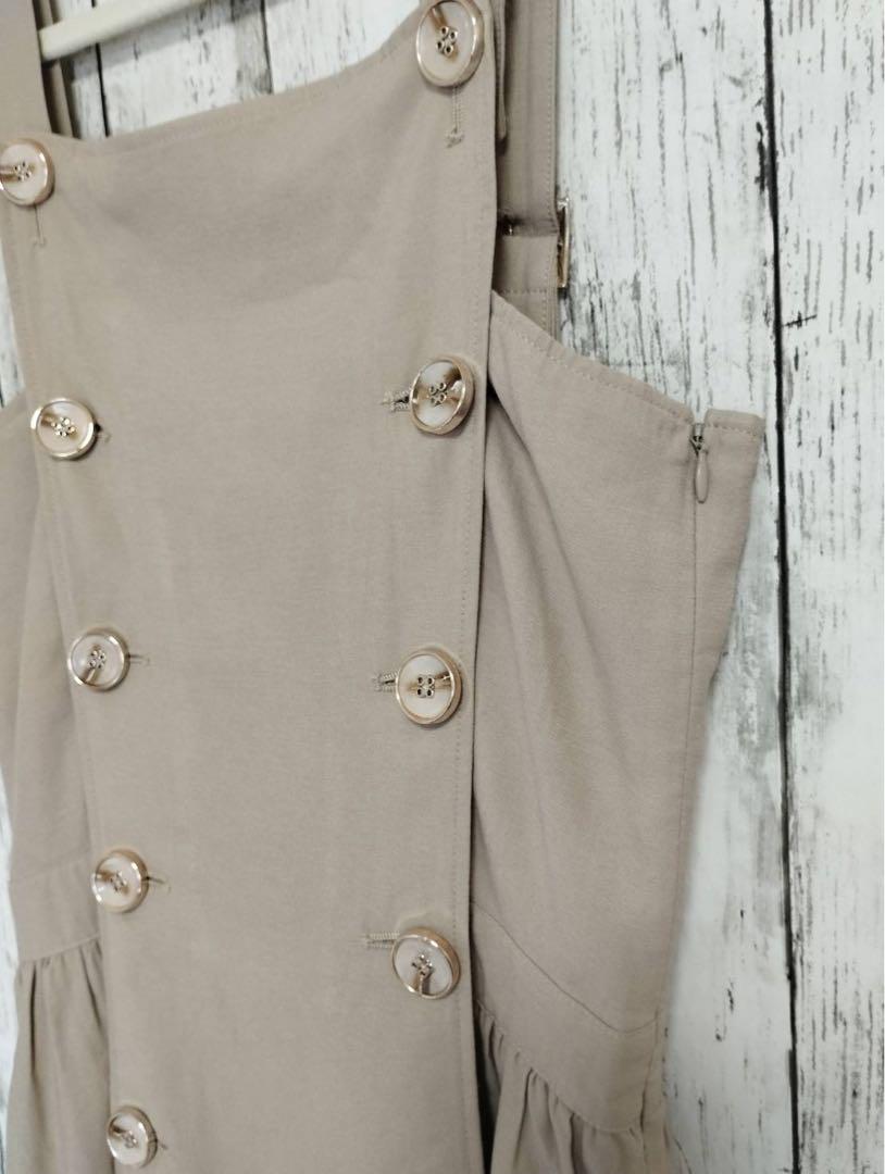 低価日本製 BUTTON APRON DRESS BUEts-m60460657154 セール低価