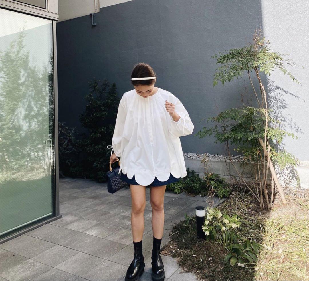 RICK OWENS* ビスチェディテール デニムガウン ドレスワンピース RICK OWENS* ビスチェディテール デニムガウン ドレスワンピース