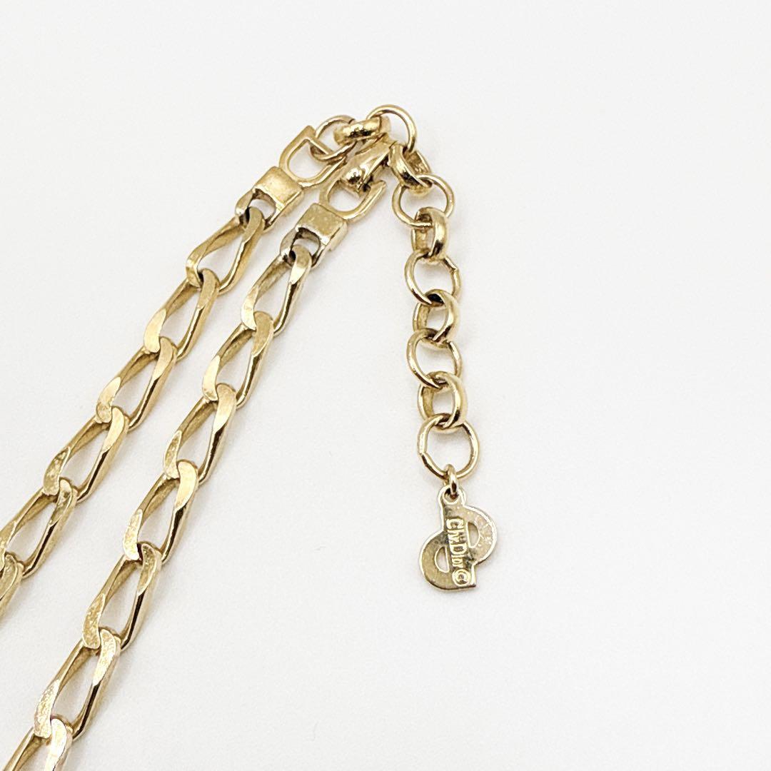 2716-1 人気✨ Dior ネックレス CD ロゴ 希少 刻印 - メルカリ