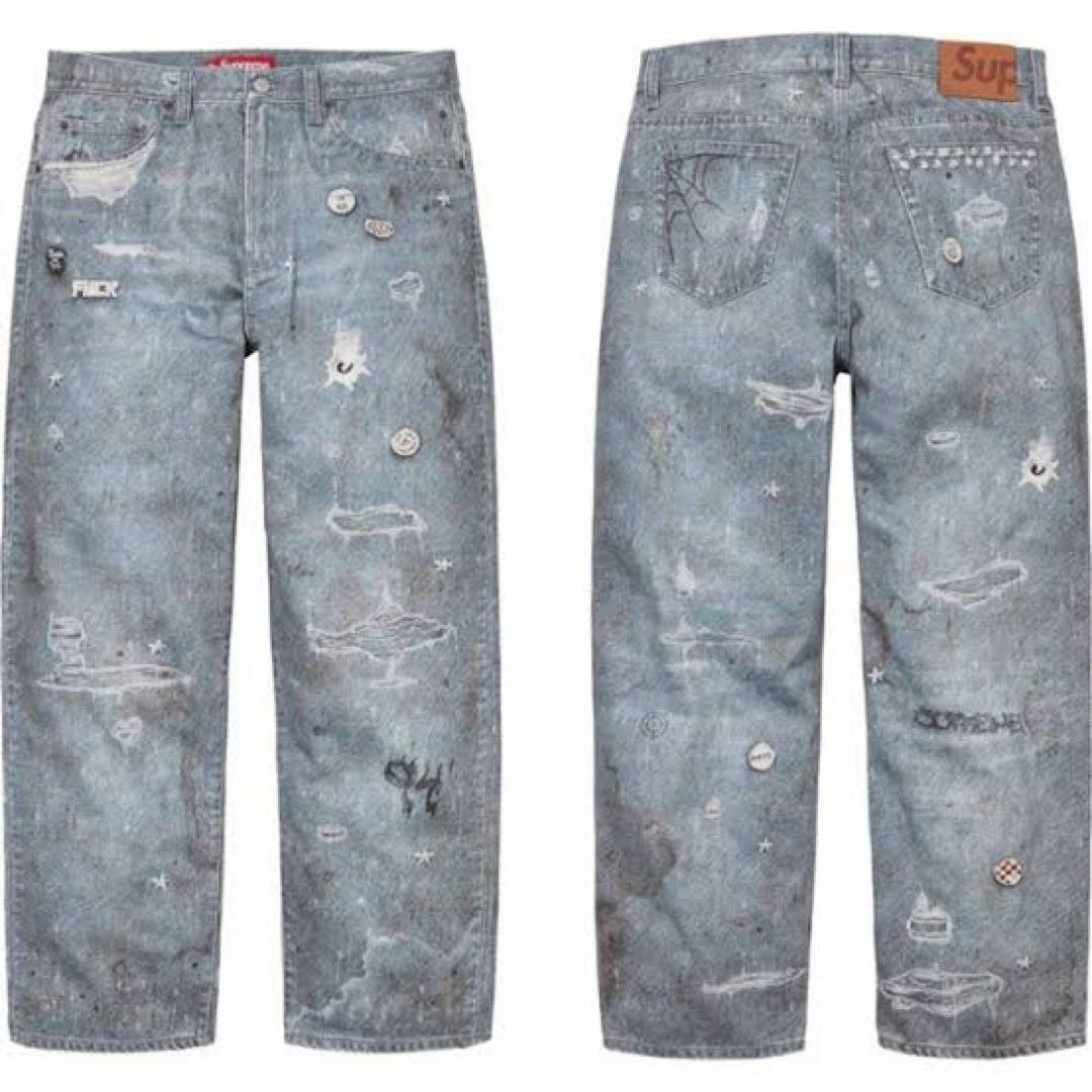 Supreme HJR Trompe Loeil Loose Fit Jean