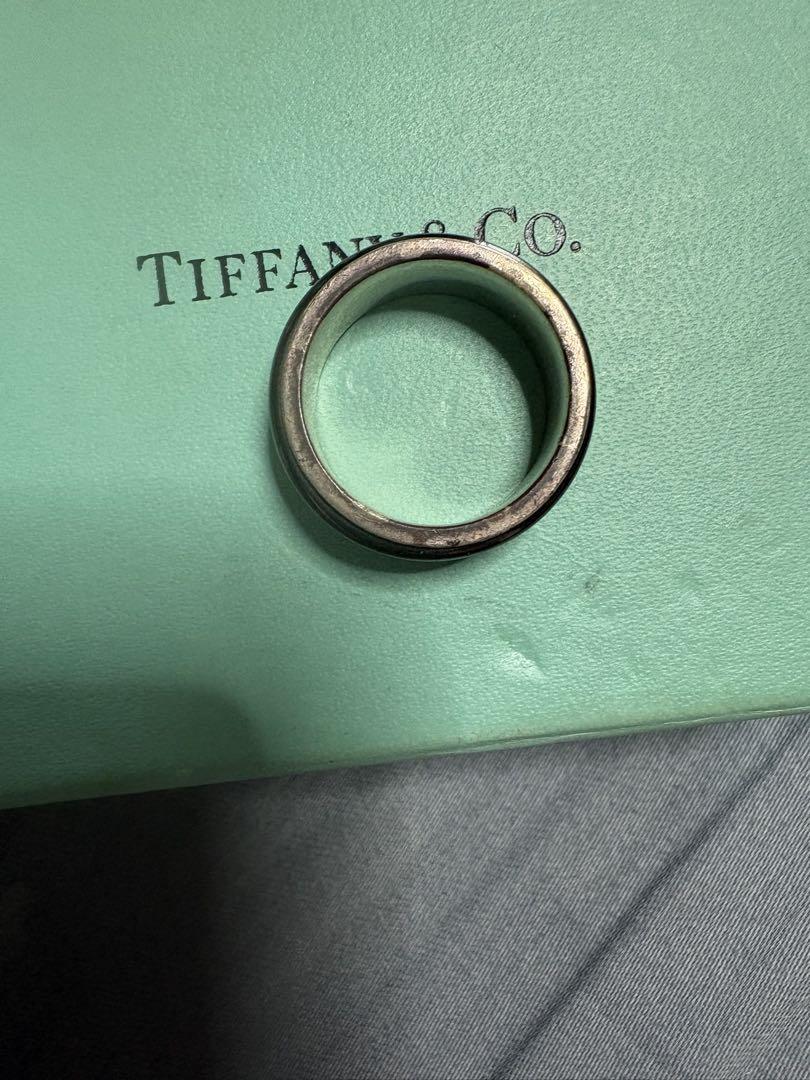【Tiffany & Co.】ミッドナイトブラック 1837 リング メンズ