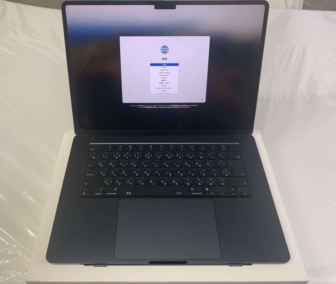 MacBook Air 15-inch SSD256GB M2 15.3型