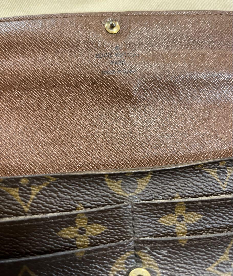 LOUIS VUITTON ポルト・フォイユ・サラ　モノグラム長財布