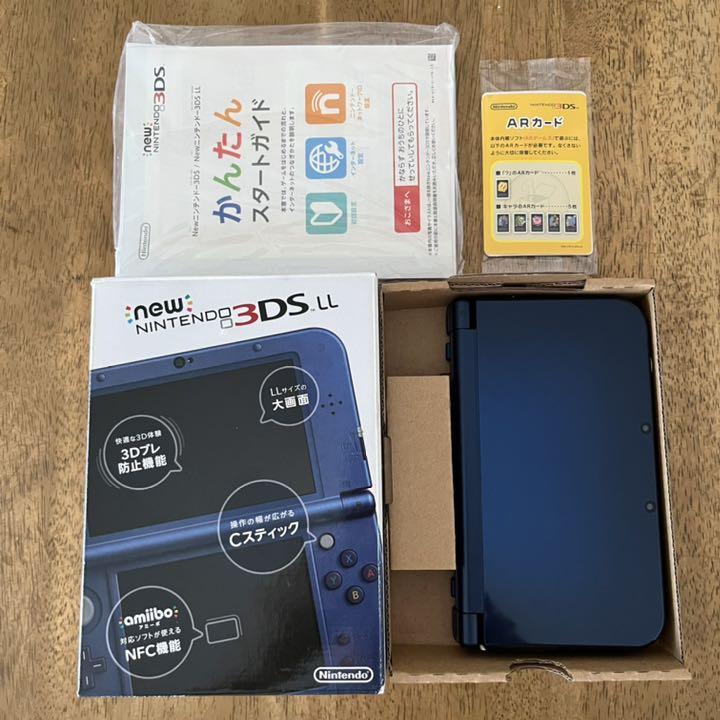 Newニンテンドー 3DS LL メタリックブルー ARカード未開封