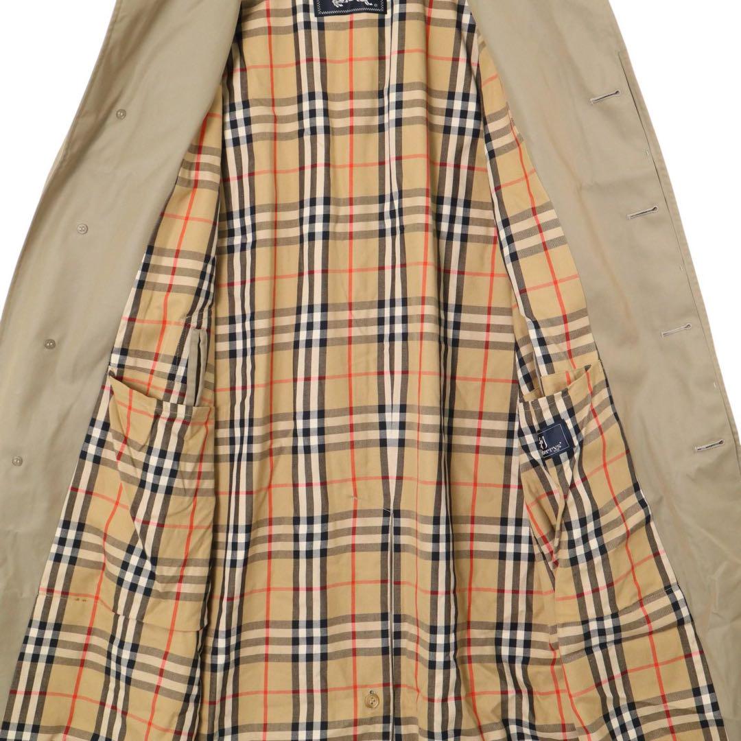 BURBERRYSバーバリー　ステンカラーコート　裏地ノバチェック ヴィンテージ