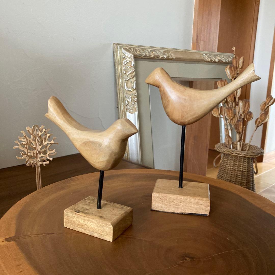 ACTUS アクタス　木製バード　置き物　　オブジェ