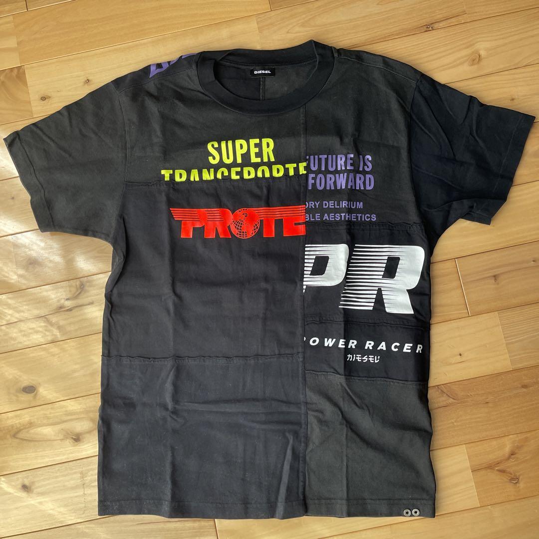 *完売間近* DIESEL パッチワーク Tシャツ 送料・関税込み DIESEL ディーゼル Tシャツ 黒 パッチワーク - メルカリ