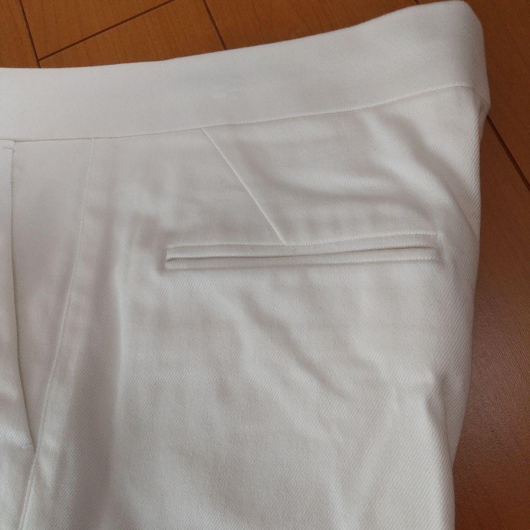 DRAWER ドロワー コットンパンツ ホワイト 38