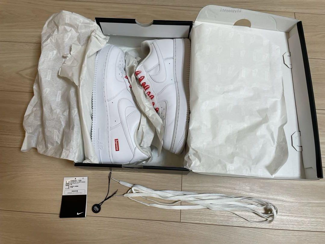 Nike Air Force 1 Low /supremeホワイト27.5cm
