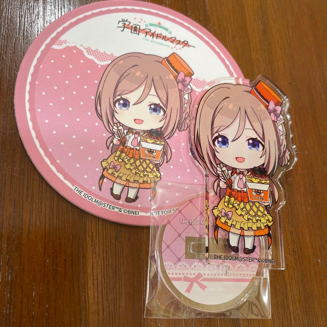 学マス 姫崎莉波 ばくだん焼き アクスタ コースター 学園アイドルマスター 学マス 姫崎莉波 缶バッジ カード スイパラ