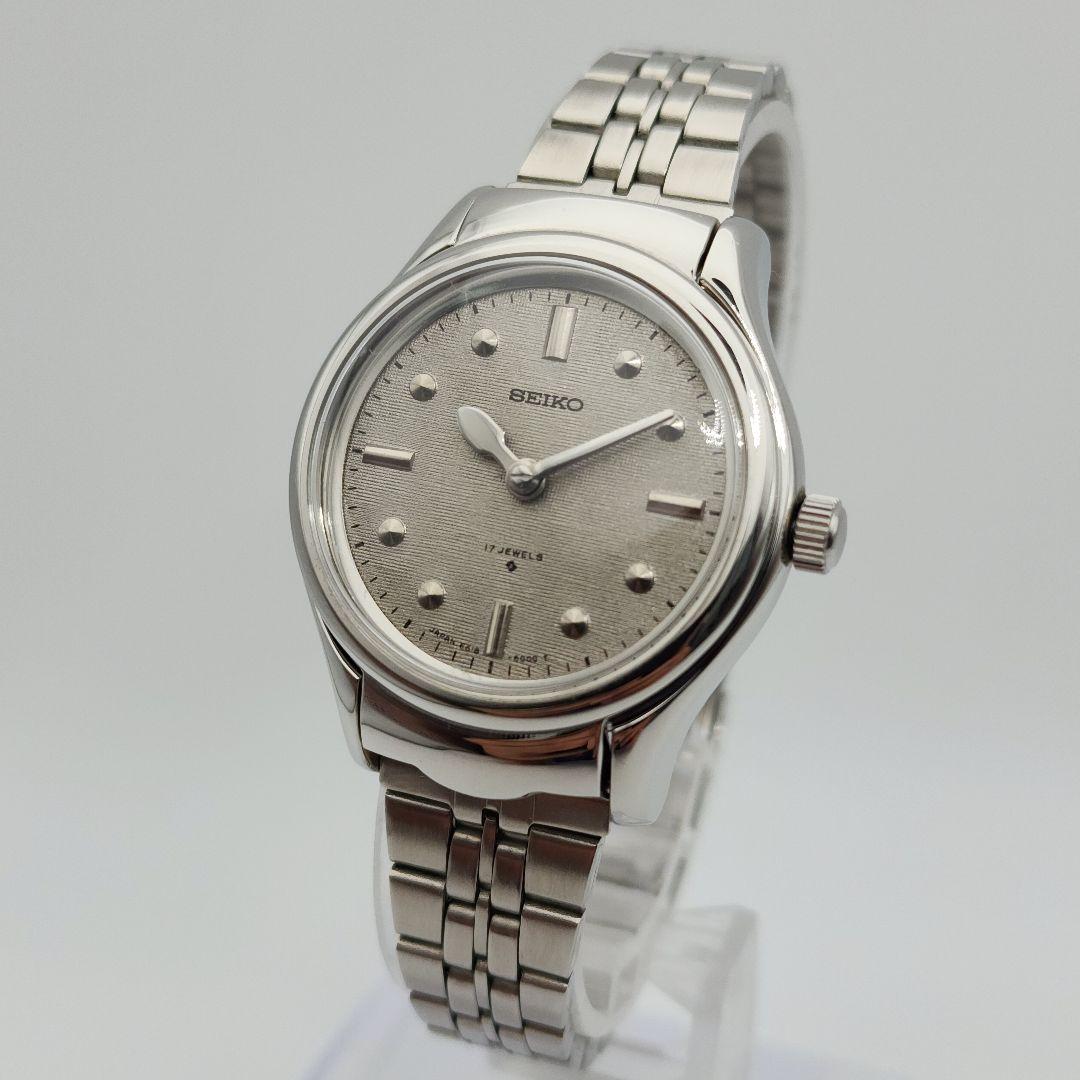 ★貴重SEIKO機械式手巻★触読式.風防開閉型watch★珍品レディース稼働品