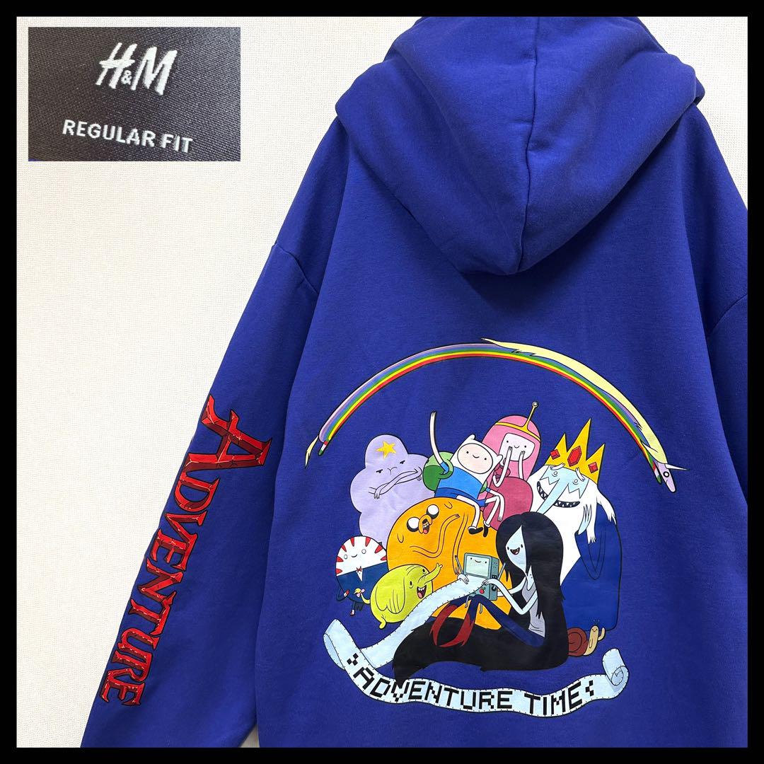 品質一番の アドベンチャータイム パーカー ネットワーク H&M/カートゥーン トップス
