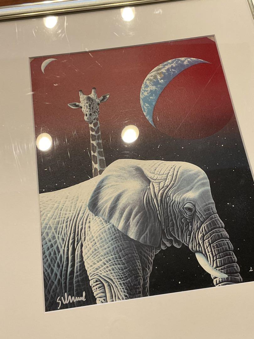 シムシメール　絵画　版画　シルクスクリーン　☆ 額スレ多数