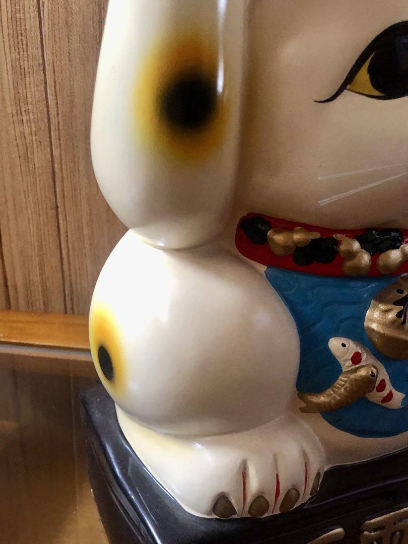 招き猫 両手挙げ 両手￼招き￼ 億万両 開運￼ 金運￼上昇