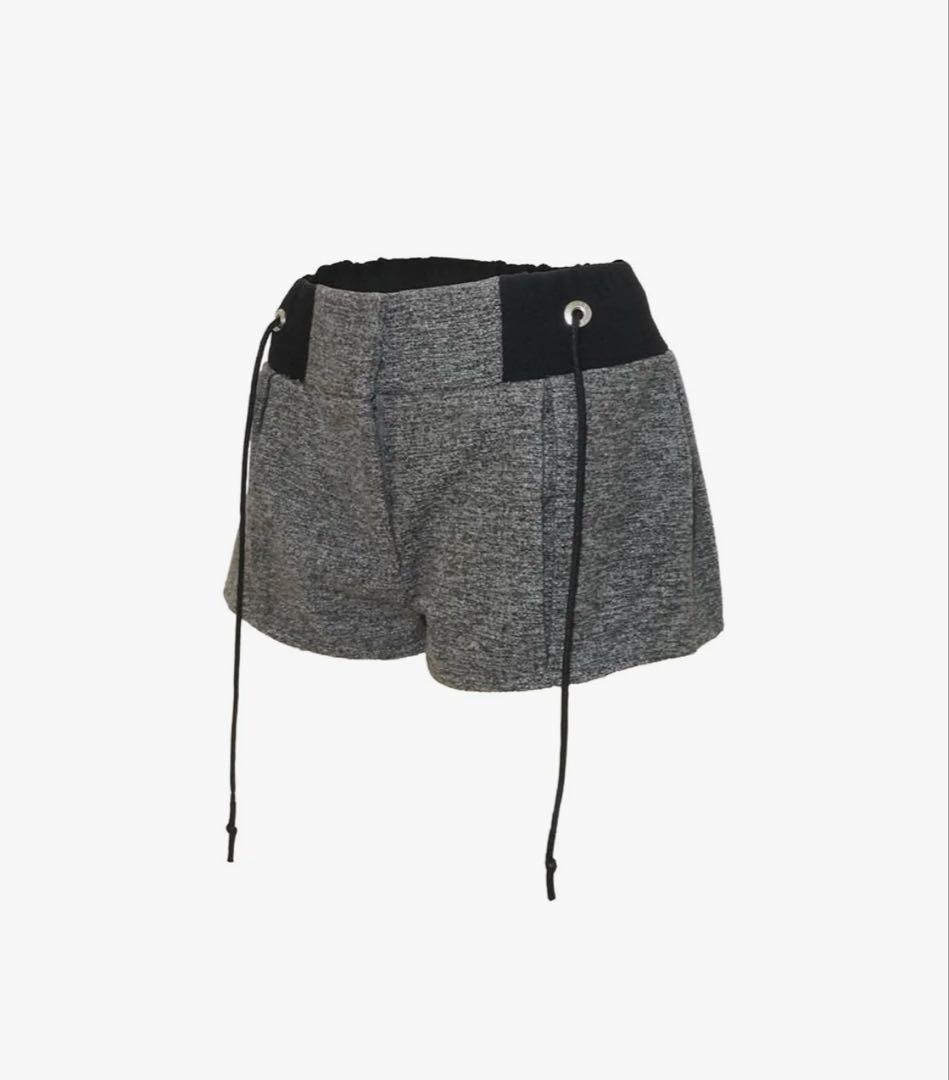 S tweed structure shorts theredthread